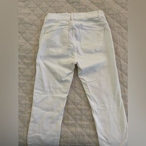 DL1961 maternity white skinny jeans